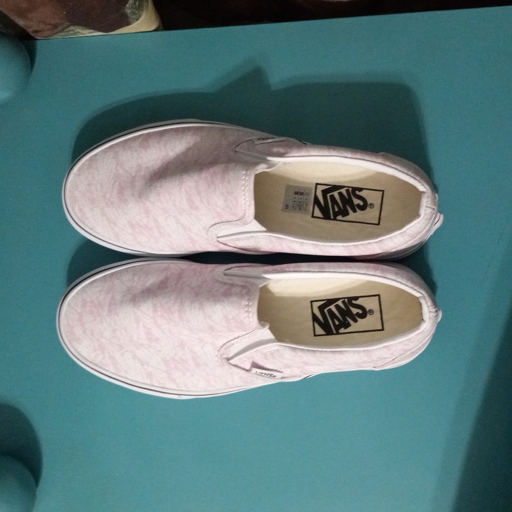 Pink Palm Tree Vans